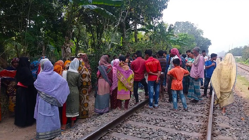 রেললাইন পার হতে গিয়ে প্রাণ হারালেন চাঁন মিয়া