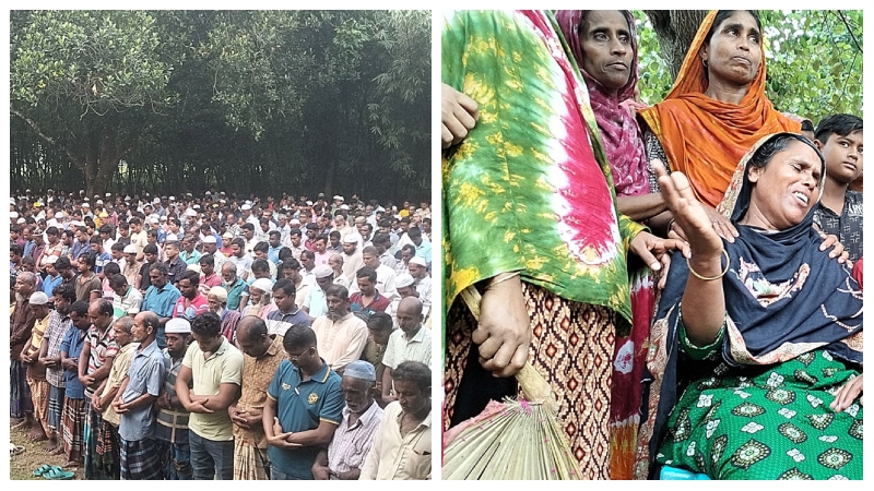 কুষ্টিয়ায় দুই ভাইয়ের একসঙ্গে জানাজা, পাশাপাশি দাফন